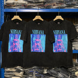 Nirvana T Shirt Vintage Loose T-Shirt Heavy Weight