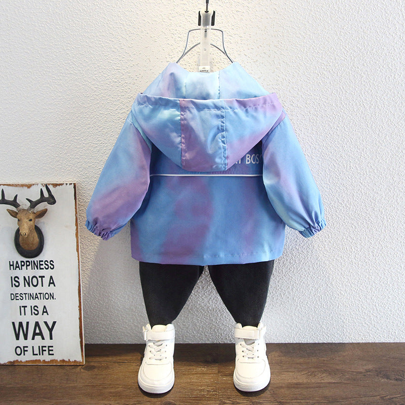 Toddler Boys Jackets Boys' Coat Spring and Autumn Hooded Zipper