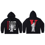 Vlone Hoodie Sweater Men'S Large V Coat Women'S Hooded
