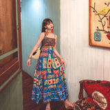Gypsy Style Dresses Ethnic Style Strap Embroidery