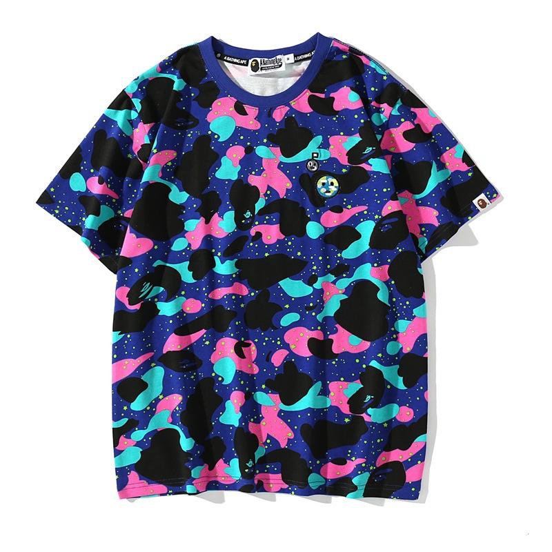 Bathing Ape T Shirt Summer Cotton Short Sleeve T-shirt