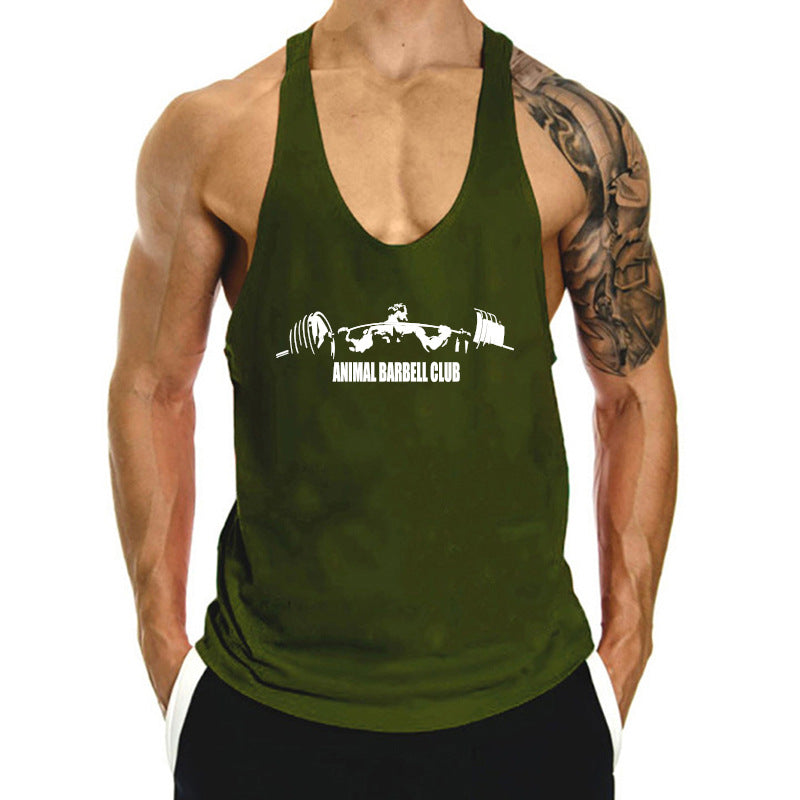 Wifebeater Shirt Sports Loose Sleeveless Waistcoat