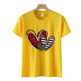 Valentine's Day T Shirt Spring/Summer Short-Sleeved T-shirt Top