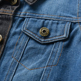 Children Jean Jackets Spring Color Matching Fashion Denim Jacket Casual Children's Clothing