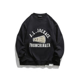 Man Fall Outfis Autumn Couple Wear Towel Embroidery Fake Two-Piece round Neck Sweater Men's and Women's Hip Hop Casual Coat