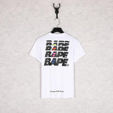Bathing Ape T Shirt Summer Letter Print Short-Sleeve T-shirt