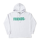 Vlone Hoodie Frien Sweater Hooded Coat Hoodie Men'S And Women'S Autumn And Winter Casual Large Size Sweater