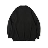 Men Sweater Character Printed Sweater Men's Loose round Neck Sweater Trendy Pullover