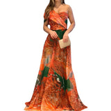 Lady Gaga Meat Dress Sexy Socialite One-Shoulder High Waist Dress Long Skirt