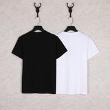 Bathing Ape T Shirt Black White Summer Cartoon Letter Print Casual Short Sleeve T-shirt