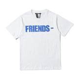 Vlone T Shirt Printed Cotton Round Neck Short Sleeve T-Shirt For Men And Women