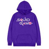 Squid Game Costume Pattern Printed Men's and Women's Loose Hooded Sweater