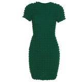 Music Festivals Rave Outfits Dress Summer Women's Clothing Fashion Backless round Neck Short Sleeve