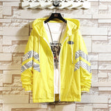 Men Jackets Hanging Shot Paisley Stitching Hooded Casual Sun Protection Clothing