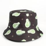 Bucket Hat Fishing Cap Cotton Print Fisherman Hat Printed Fashion Flower Leopard Print Bucket Hat Fashion Sun-Proof Hat