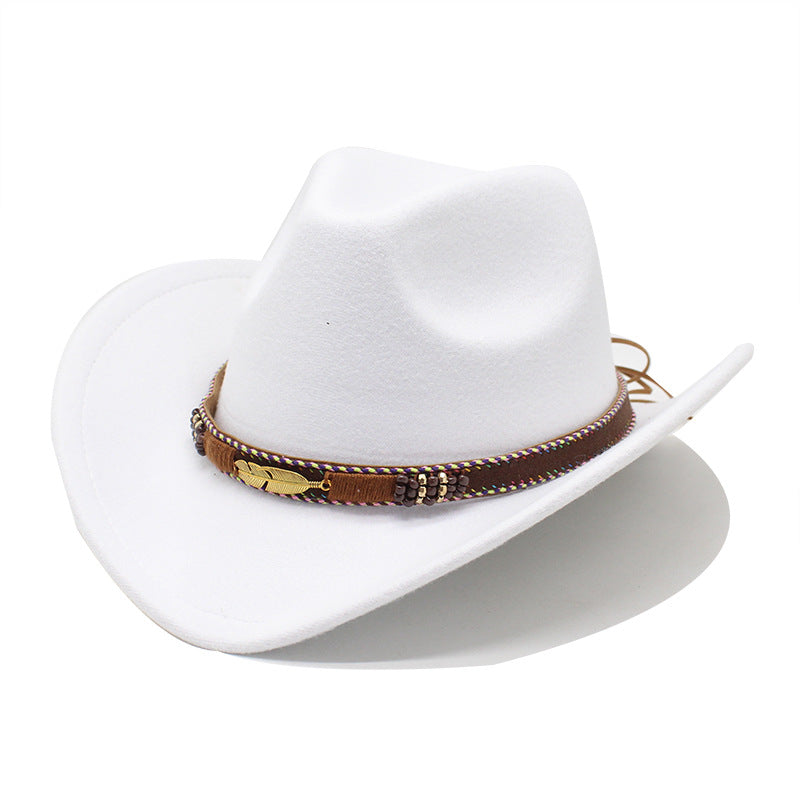 Beth Dutton Hat Western Cowboy Top Hat for Men Women Couples' Cap Felt Cap