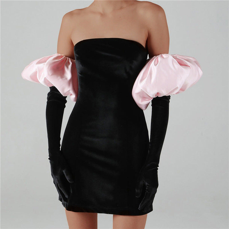 Music Festivals Rave Outfits Dress Winter Women's Clothing Fashion Sexy Slim Dress