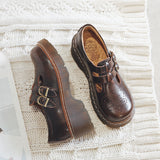 Mary Jane Shoes Vintage Women'S Shoes Jk Leather Shoes