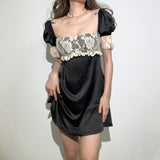 Music Festivals Rave Outfits Dress Summer Women's Fashion Short Sleeve Sexy Dress