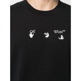 Off White T Shirt Arrow Men'S Short Sleeve Cotton Owt