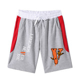 Vlone Shorts Printed Shorts Men'S Summer Cotton Casual Beach Pants