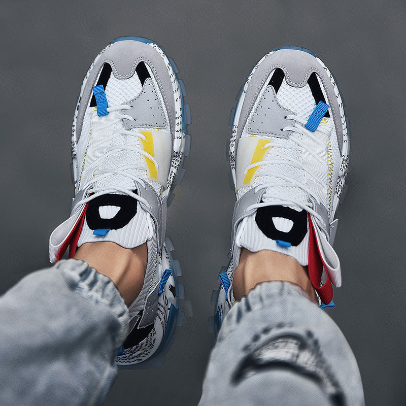 Men Sneakers Men Walking Shoes for Jogging Breathable Lightweight Shoes Men Autumn Breathable Sneakers Running Shoes Fashion Trend Summer Casual Shoes