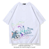 Tom And Jerry T Shirt Cat And Mouse Half Sleeve