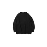 Men Sweater Cartoon Rabbit Embroidered Knitwear Men's Street Trend round Neck Sweater Pullover