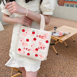 Strawberry Bags Handbag Cartoon Cloth Bag