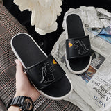 Men's Flip Flops Men Slides Comfort Slides Sandal Men's Summer Fashion Outdoor Beach Casual and Comfortable