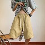 Men White Shorts Men's Shorts Summer Loose Casual Transport