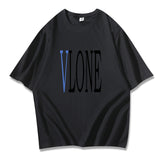 Vlone T Shirts Summer Men'S Printed Casual Short Sleeve