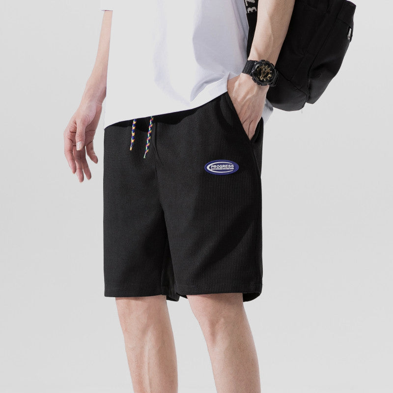 Men White Shorts Summer Men's Casual Pants Loose Sports Men Casual
