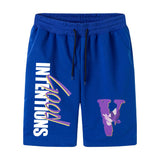 Vlone Shorts Men'S Casual Summer Sports Pants Beach Pants
