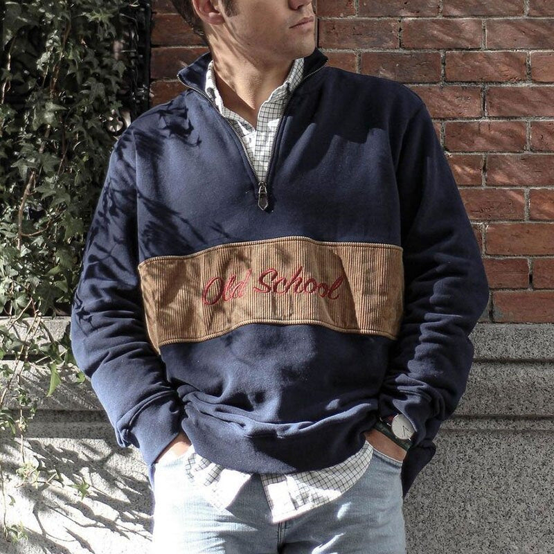 Mens Sweaters Man Fall Outfits Autumn Sweater Men's Long-Sleeved Jacket Men's Sweater