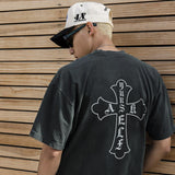 Askyurself T Shirt Summer Loose Men's Fog Short Sleeve T-shirt Summer