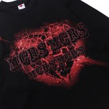 Man Fall Outfits Loose round Neck Letter Long Sleeve National Fashion Brand Heart Printing Couple Sweater Top Men