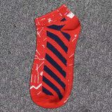 Off White Socks Short Socks Men's and Women's Basketball Sports Ankle Socks Hip Hop Socks