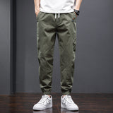 Cuffed Cargo Pants Summer Casual Pants Men's Pants