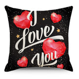 Valentine's Day Pillow Covers 4 Piece Random Styles Together, Love Festival Home Pillow Cushion Cover