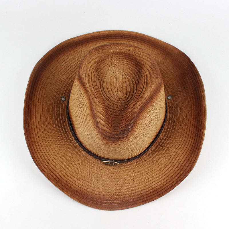 Beth Dutton Hat Spring and Summer Gradient Spray Color Outdoor Travel Sun Hat