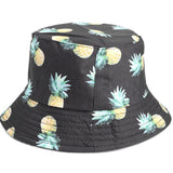 Bucket Hat Fishing Cap Cotton Print Fisherman Hat Printing Casual Sun Hat Sun Hat
