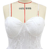 See through Wedding Dress Fall/Winter Sexy Suspenders Slit Formal Dress Formal Dress