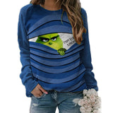 Men and Women Grinch Sweater Christmas Casual Sweatshirt