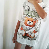 Moschino T Shirt Printed T-Shirt Women Loose Comfort And Casual