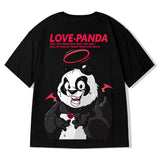 Men T-Shirts Loose Printed Half Sleeve