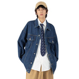 Men Denim Jackets Vintage Denim Jacket Men
