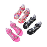 Women Open Toe Sands Flats Red Woman Sandal Summer Large Size Flats