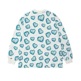 Crew Neck Sweatshirts for Men Men's Autumn Printed Sweater Men's Loose Bottoming Shirt Top