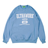 Man Fall Outfits Crew Neck Pullover Sweatshirt Men and Women BF Couple Casual Top